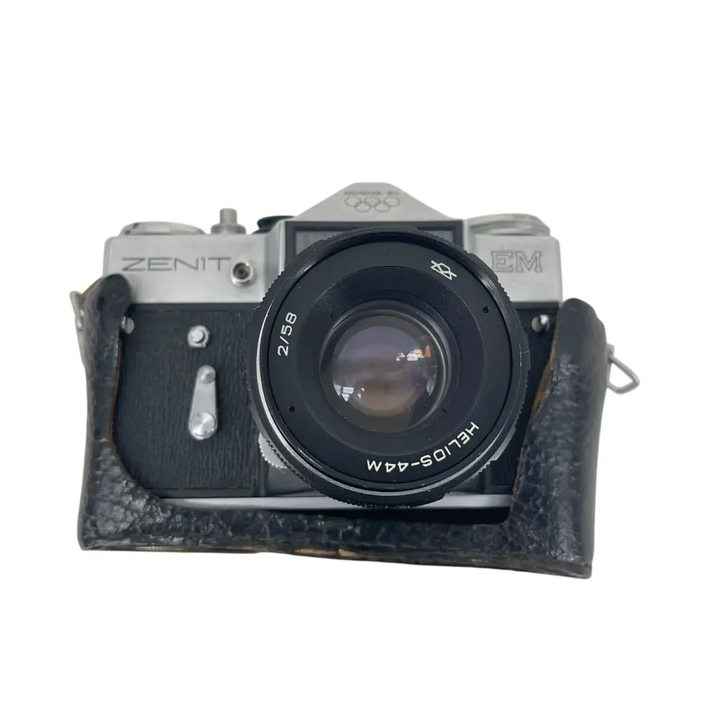 Zenit EM Moscow 80 Olympic 35mm SLR Film Camera w/ Helios-44M 58mm